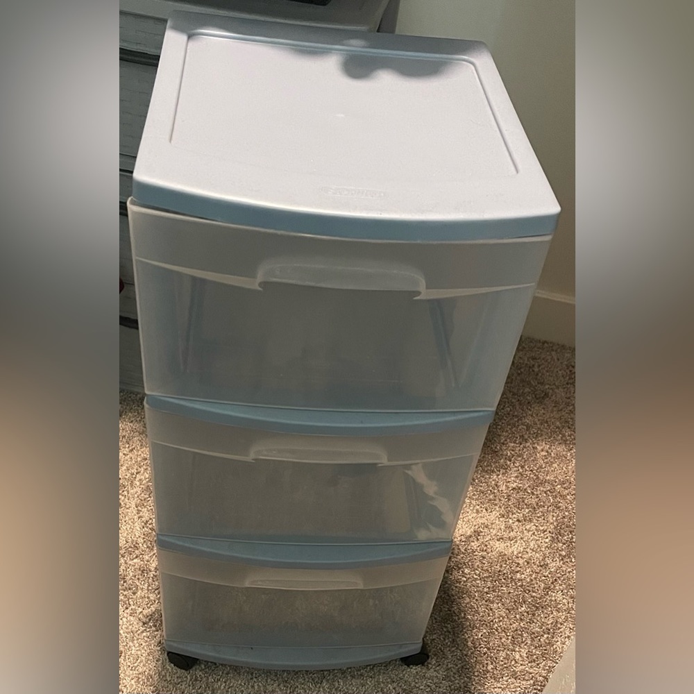 Rolling 3 Tier Drawer